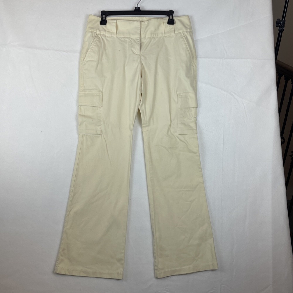 The Limited Women's Drew Fit Ivory Dress Pants Size 8 Office Workwear